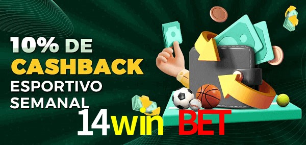 10% de bônus de cashback na 14win bet